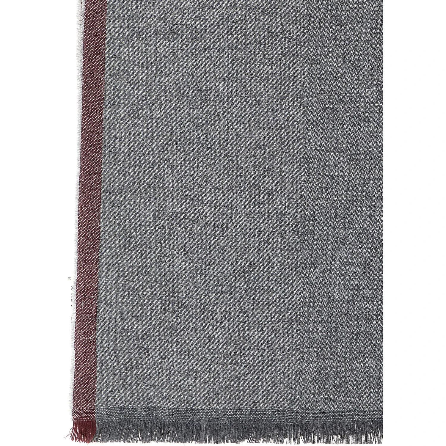 Gray Wool Scarf