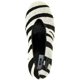 Bicolor Calfskin High Heel Pumps