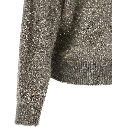 Gray Polyamide Cardigan