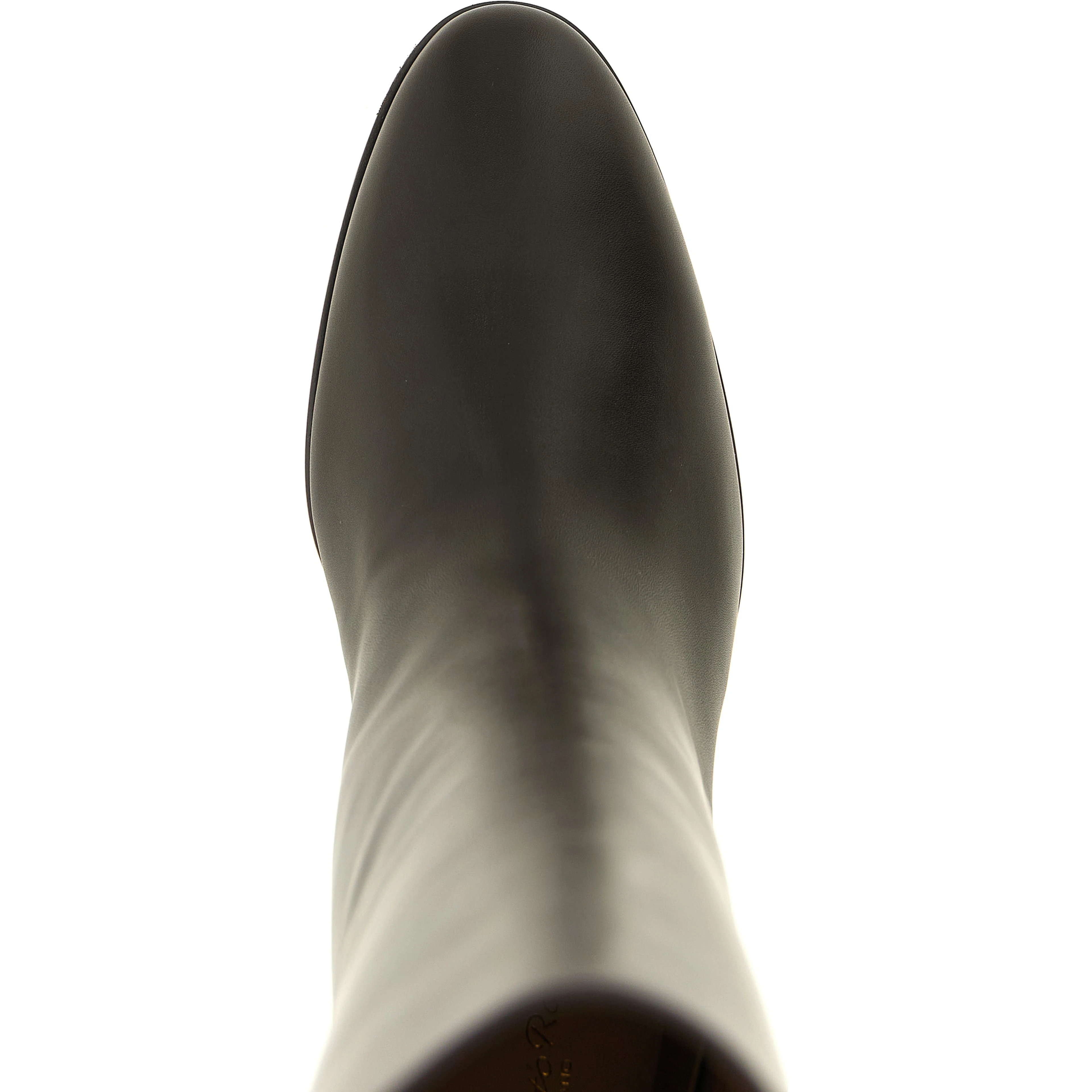 Brown Calfskin Over The Knee