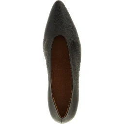 Brown Calfskin Mid Heel Pumps