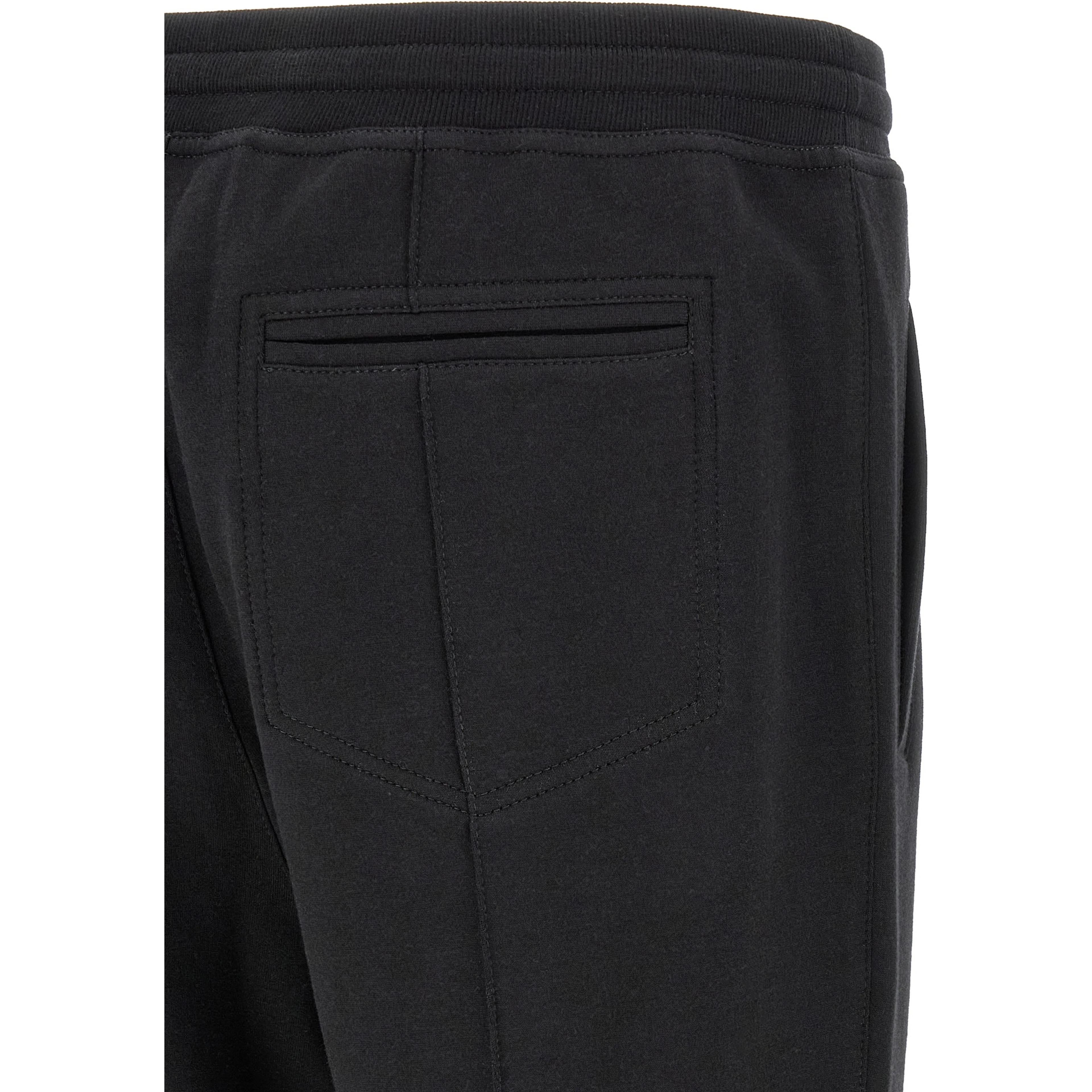 Black Cotton Joggers (Workout Pants)