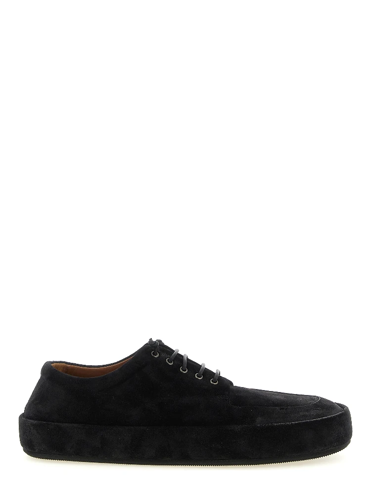 Black Calfskin Oxfords And Derbies
