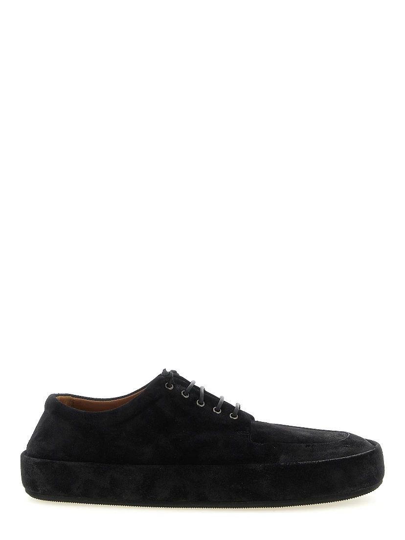 Black Calfskin Oxfords And Derbies