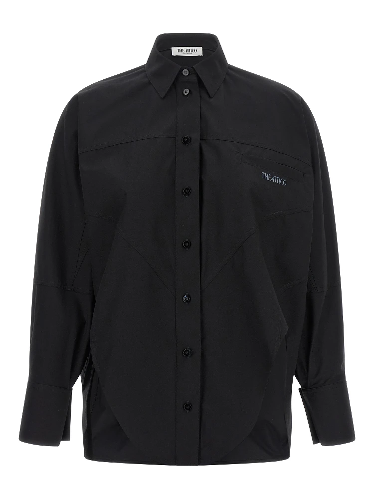 Black Cotton Blouse