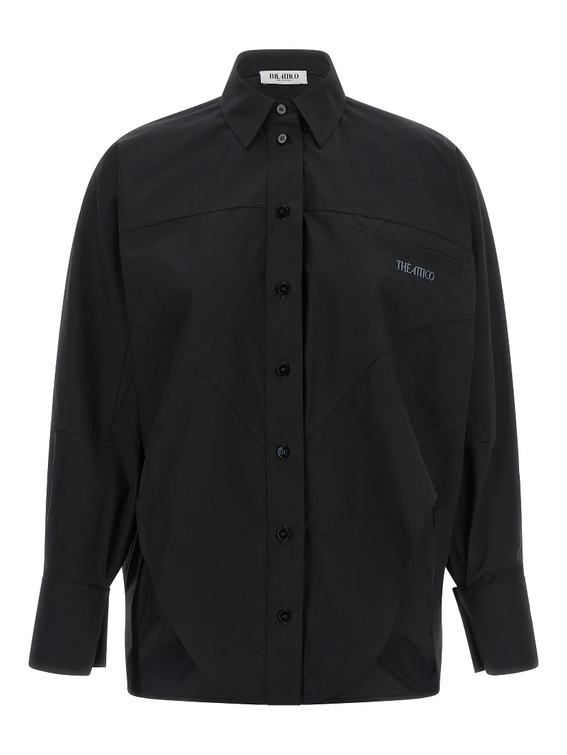 Black Cotton Blouse