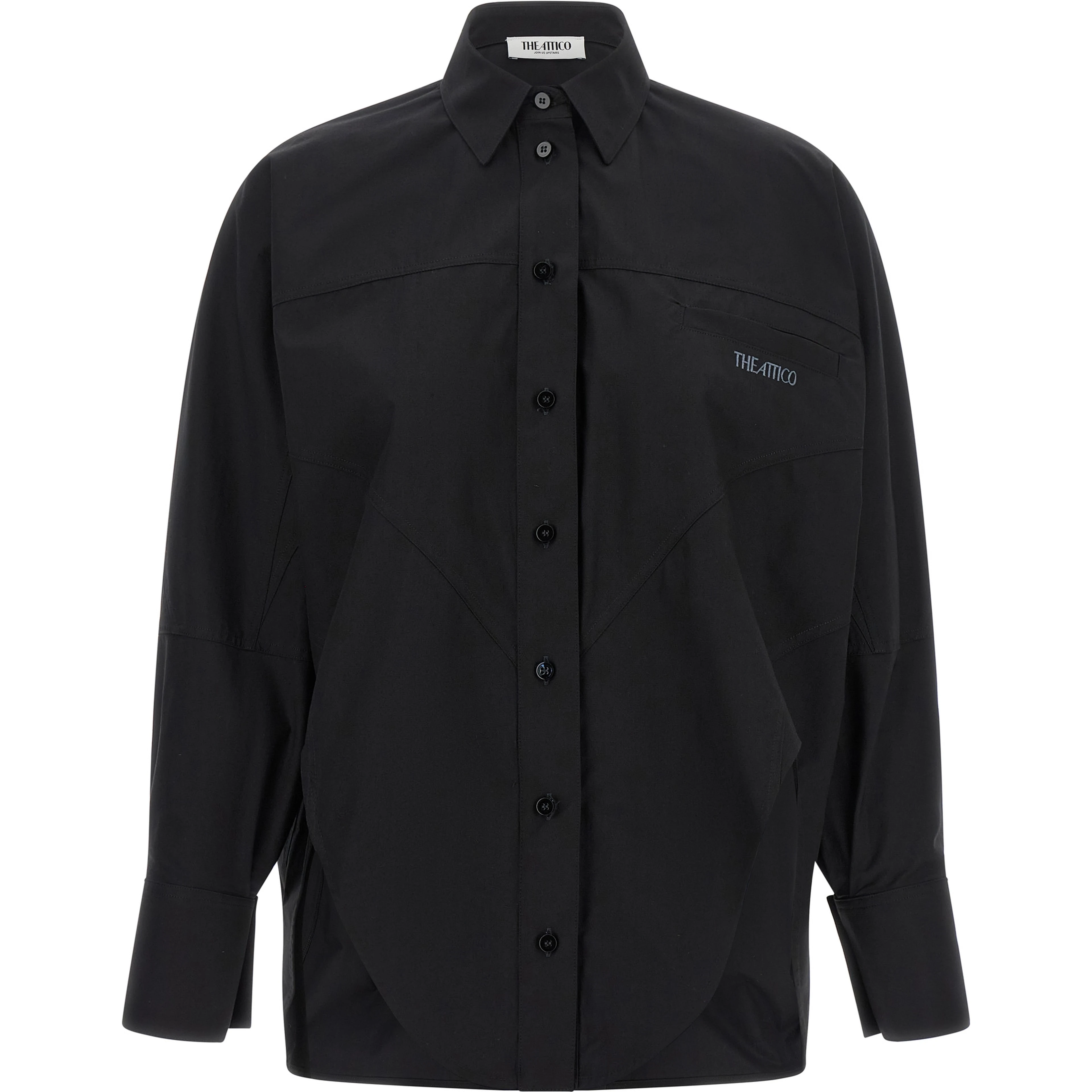 Black Cotton Blouse