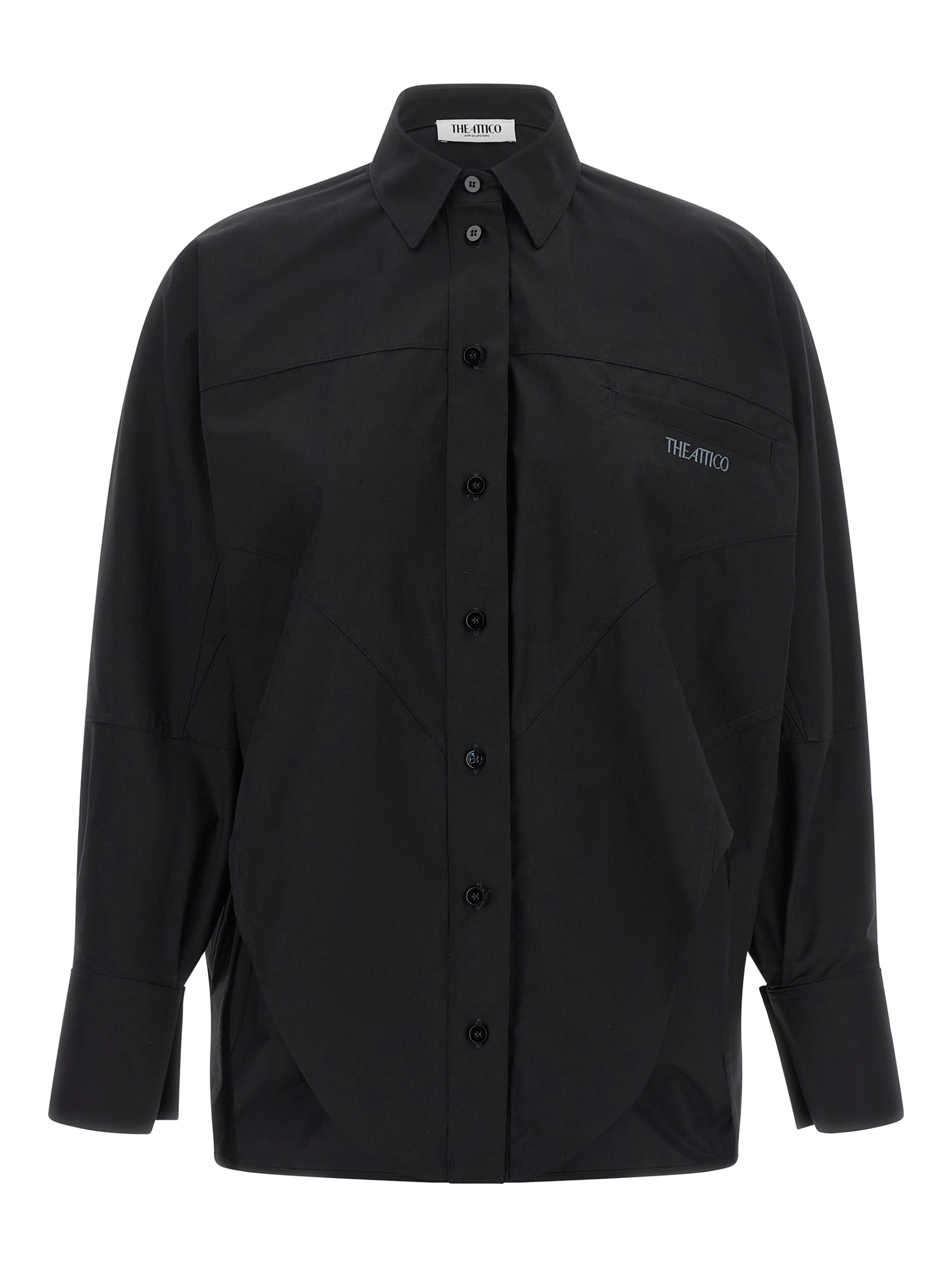 Black Cotton Blouse