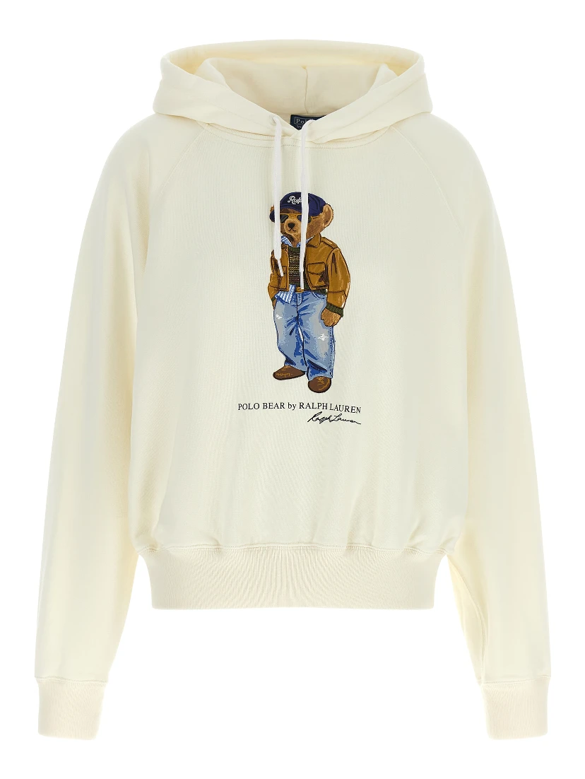 White Cotton Sweatshirt