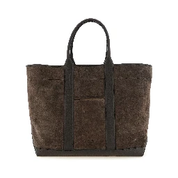 Brown Calfskin Tote Bag