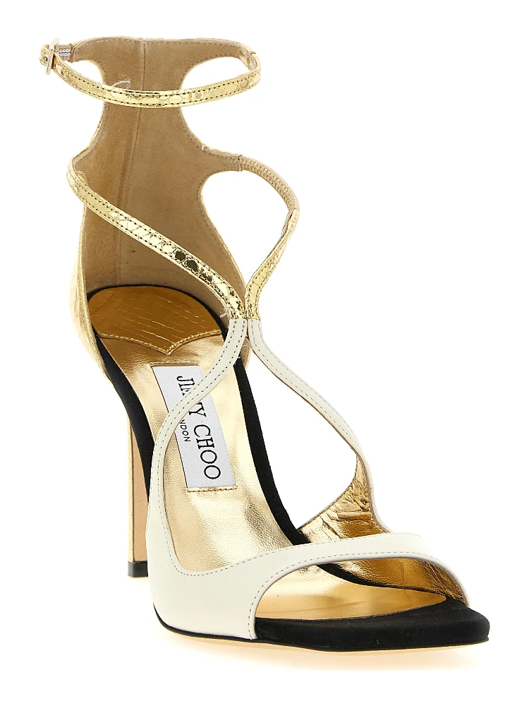 Multicolor Leather Stiletto Heel Sandals alternative
