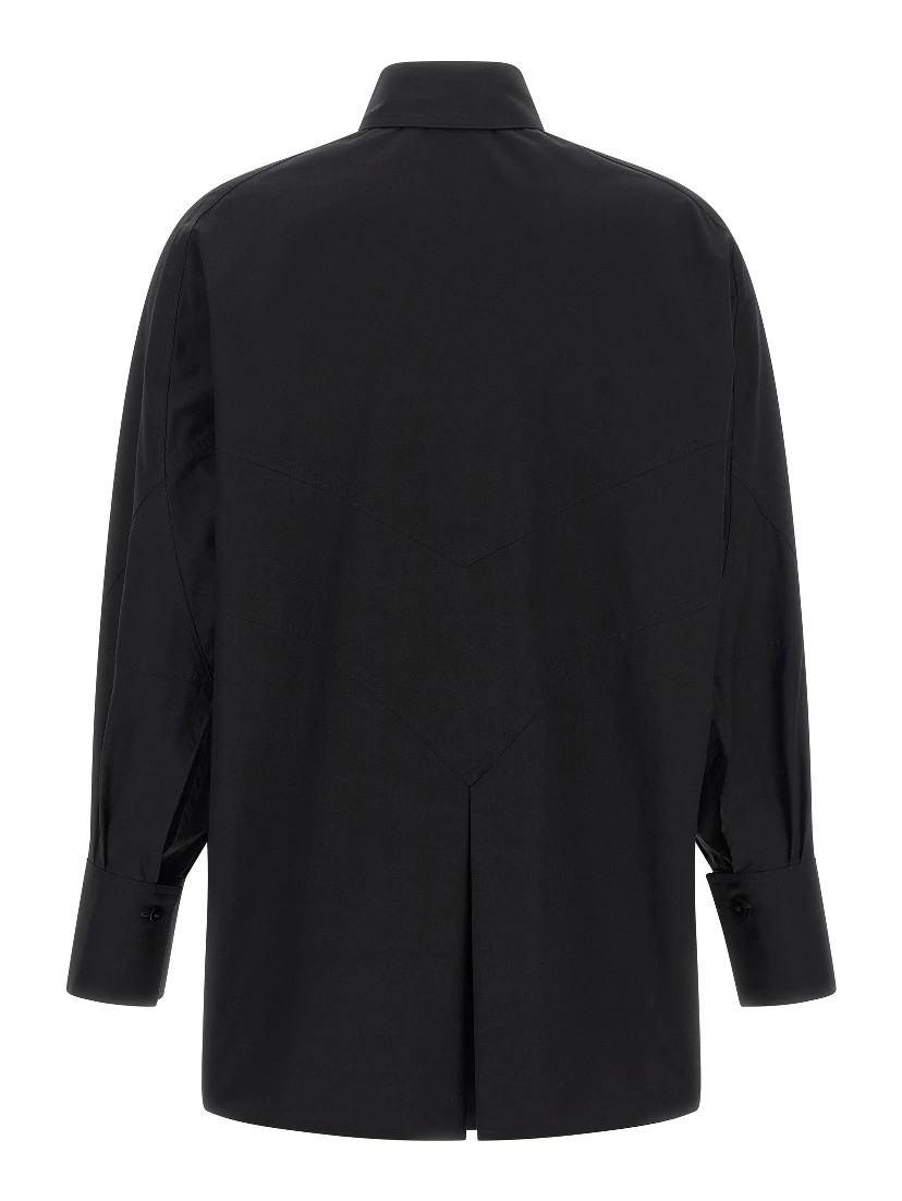 Black Cotton Blouse