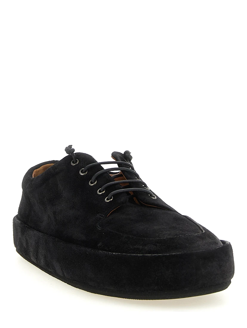 Black Calfskin Oxfords And Derbies