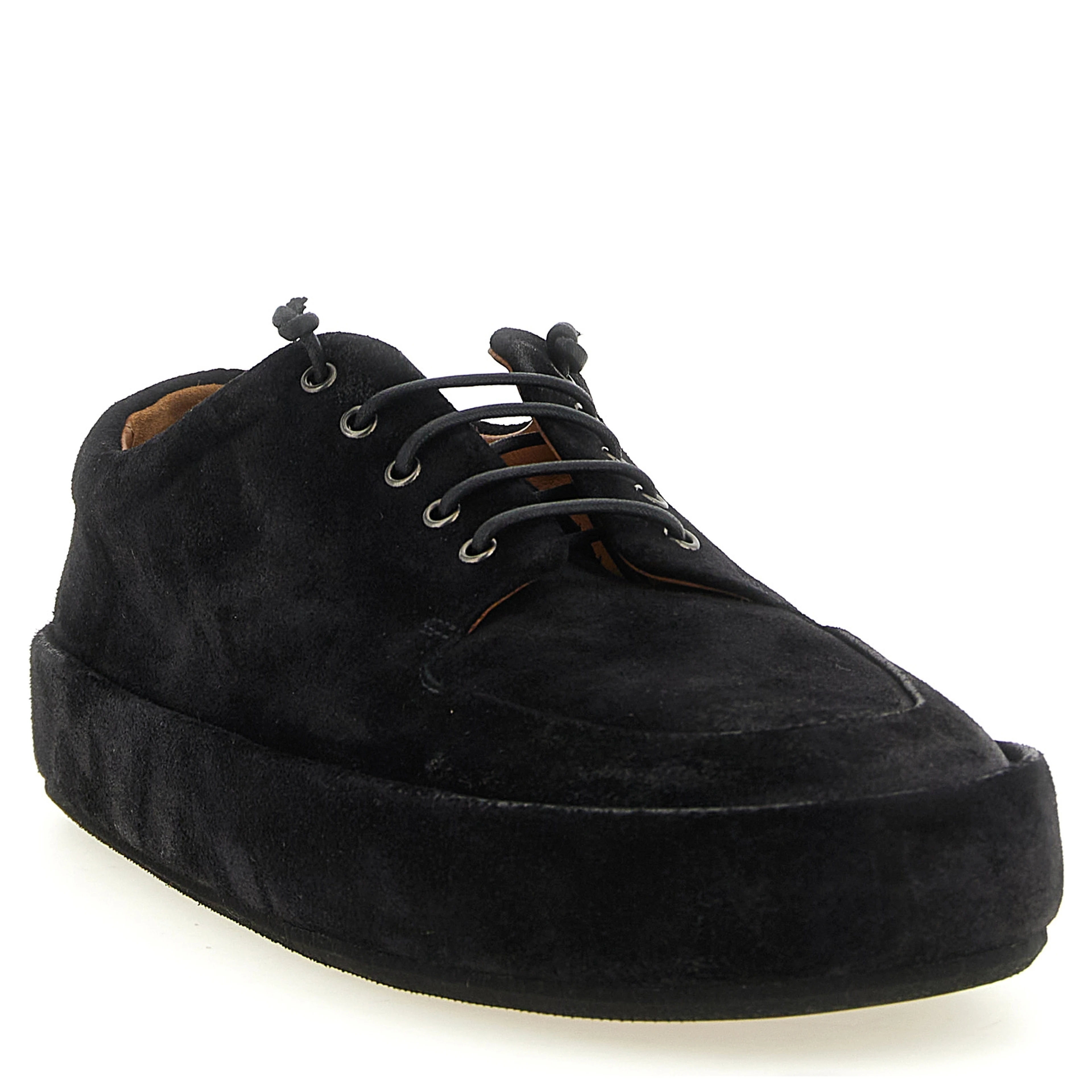 Black Calfskin Oxfords And Derbies
