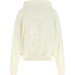 White Cotton Sweatshirt