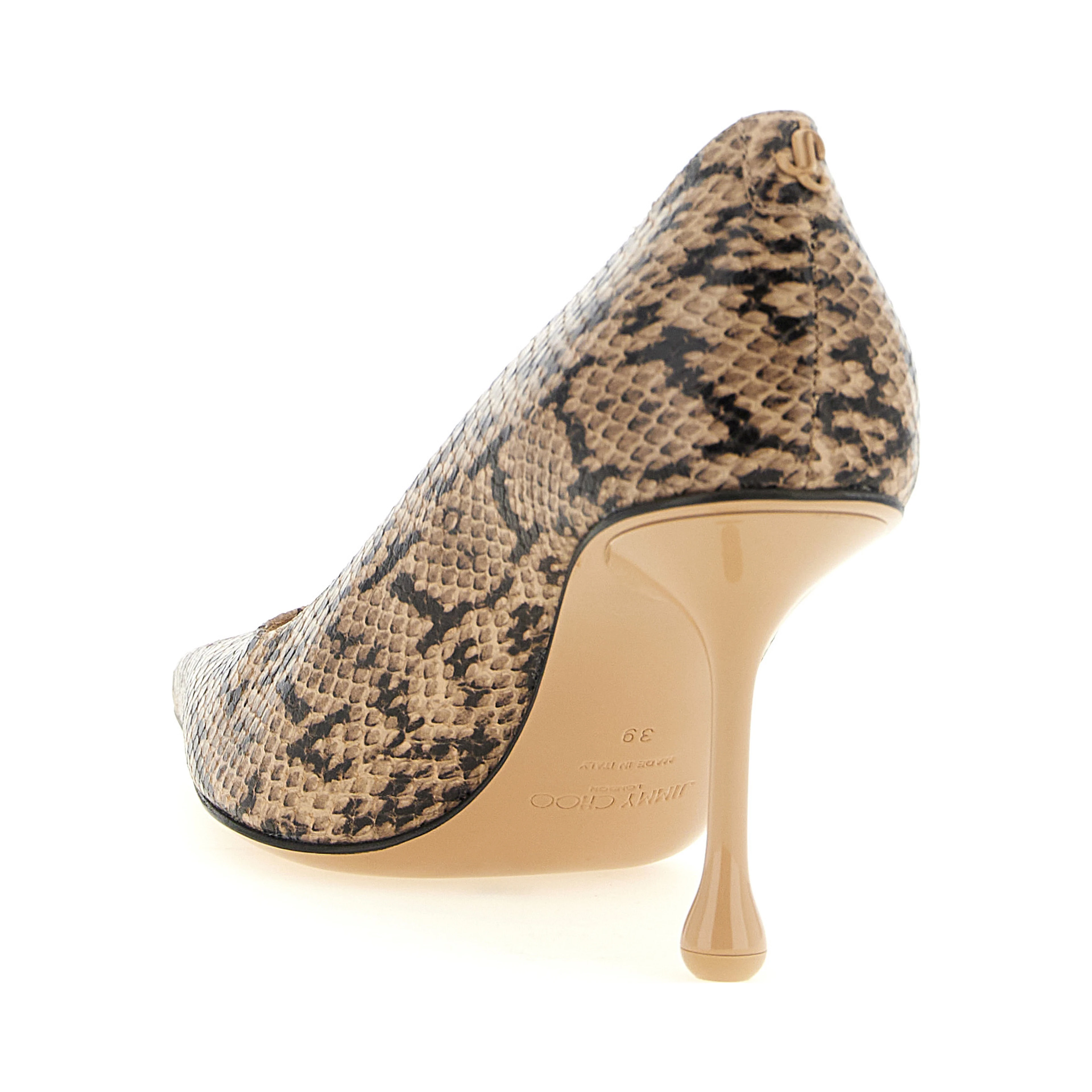 Brown Leather High Heel Pumps