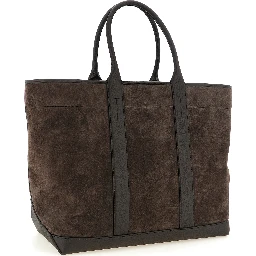 Brown Calfskin Tote Bag
