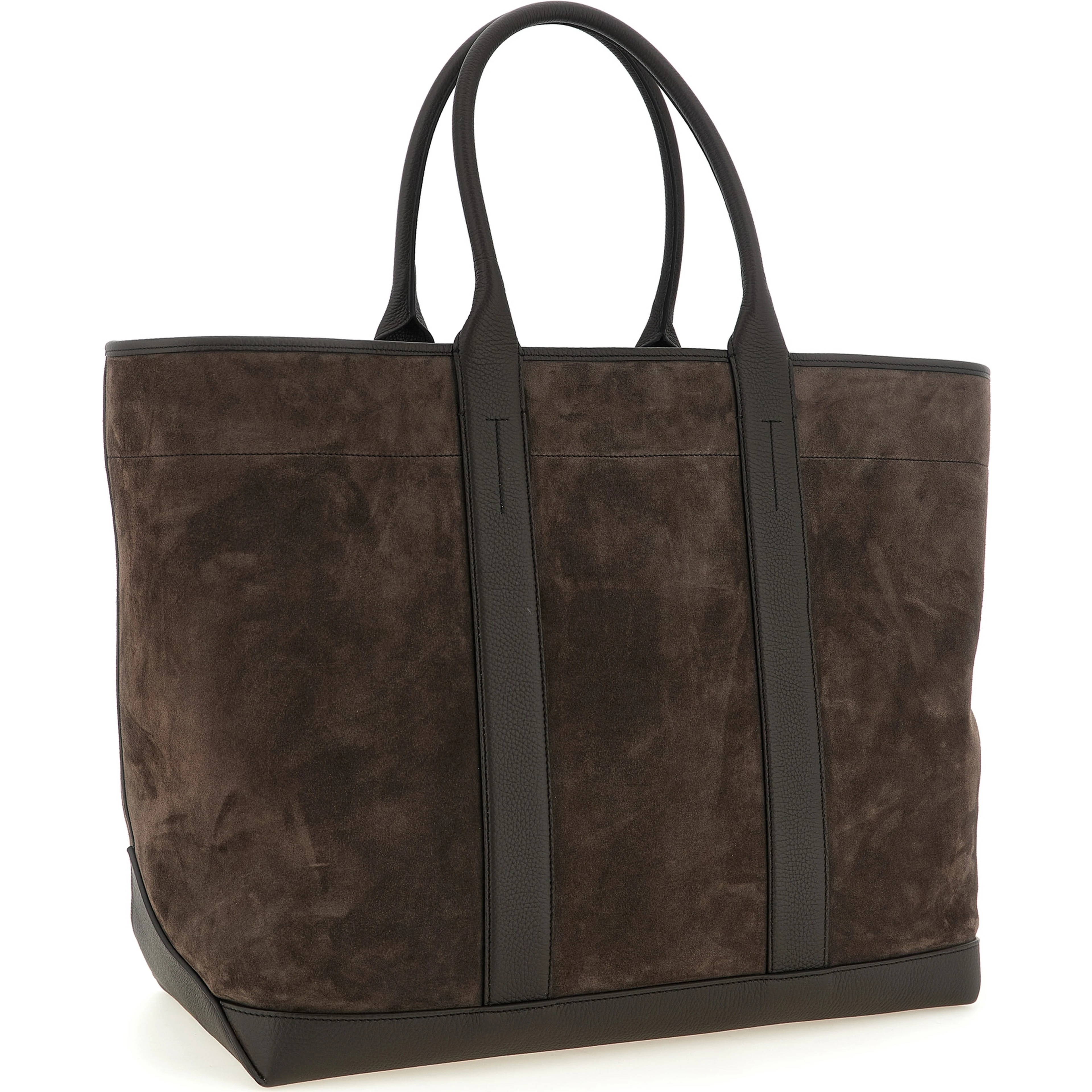 Brown Calfskin Tote Bag