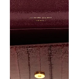 Bordeaux Leather Clutch Bag