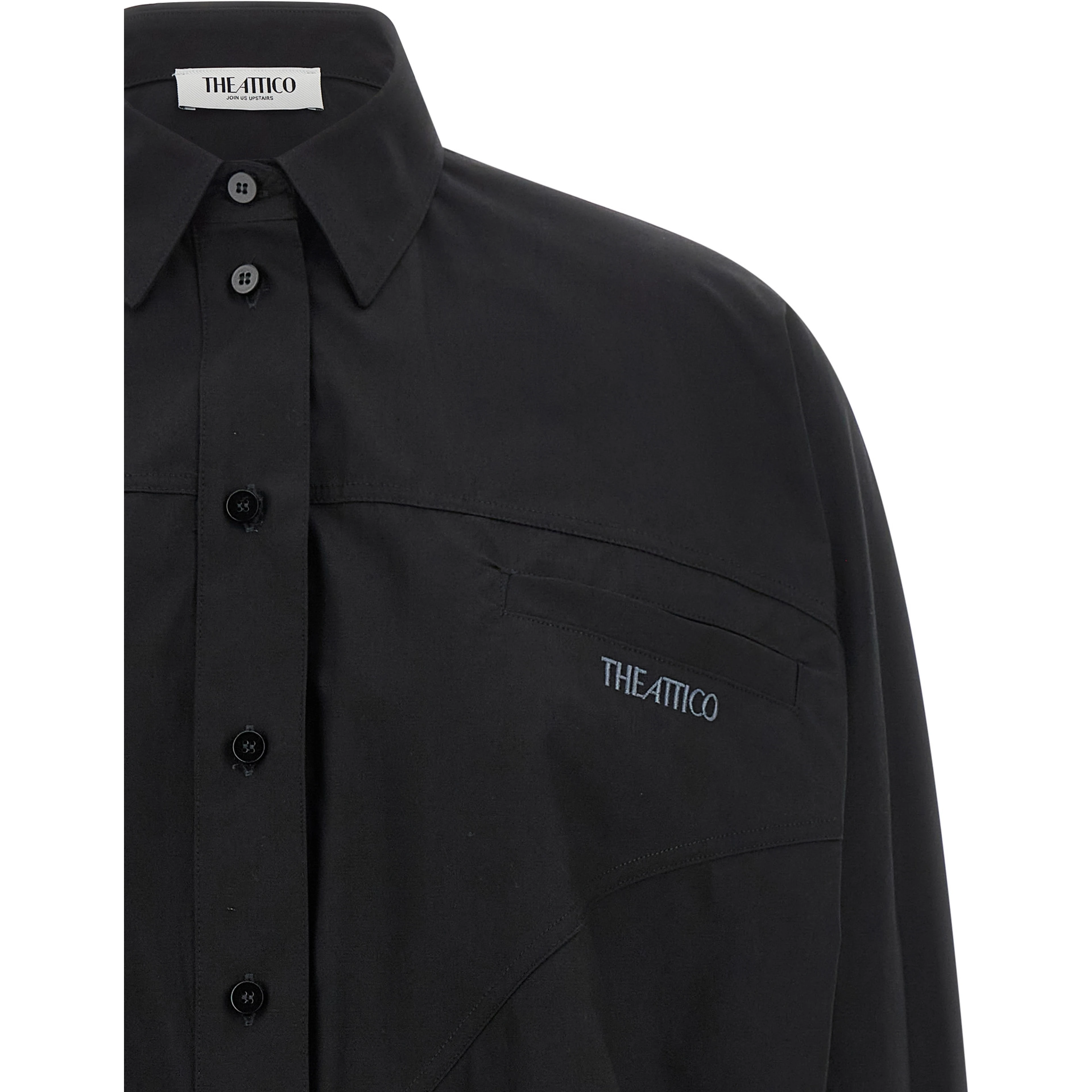 Black Cotton Blouse