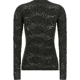 Gray Silk Cardigan