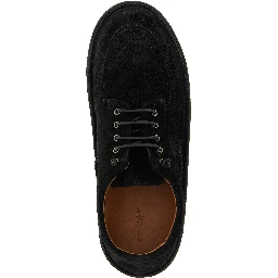 Black Calfskin Oxfords And Derbies