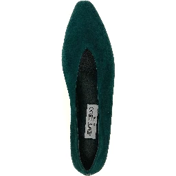 Bicolor Leather Ballet Flats
