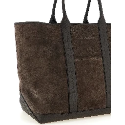 Brown Calfskin Tote Bag
