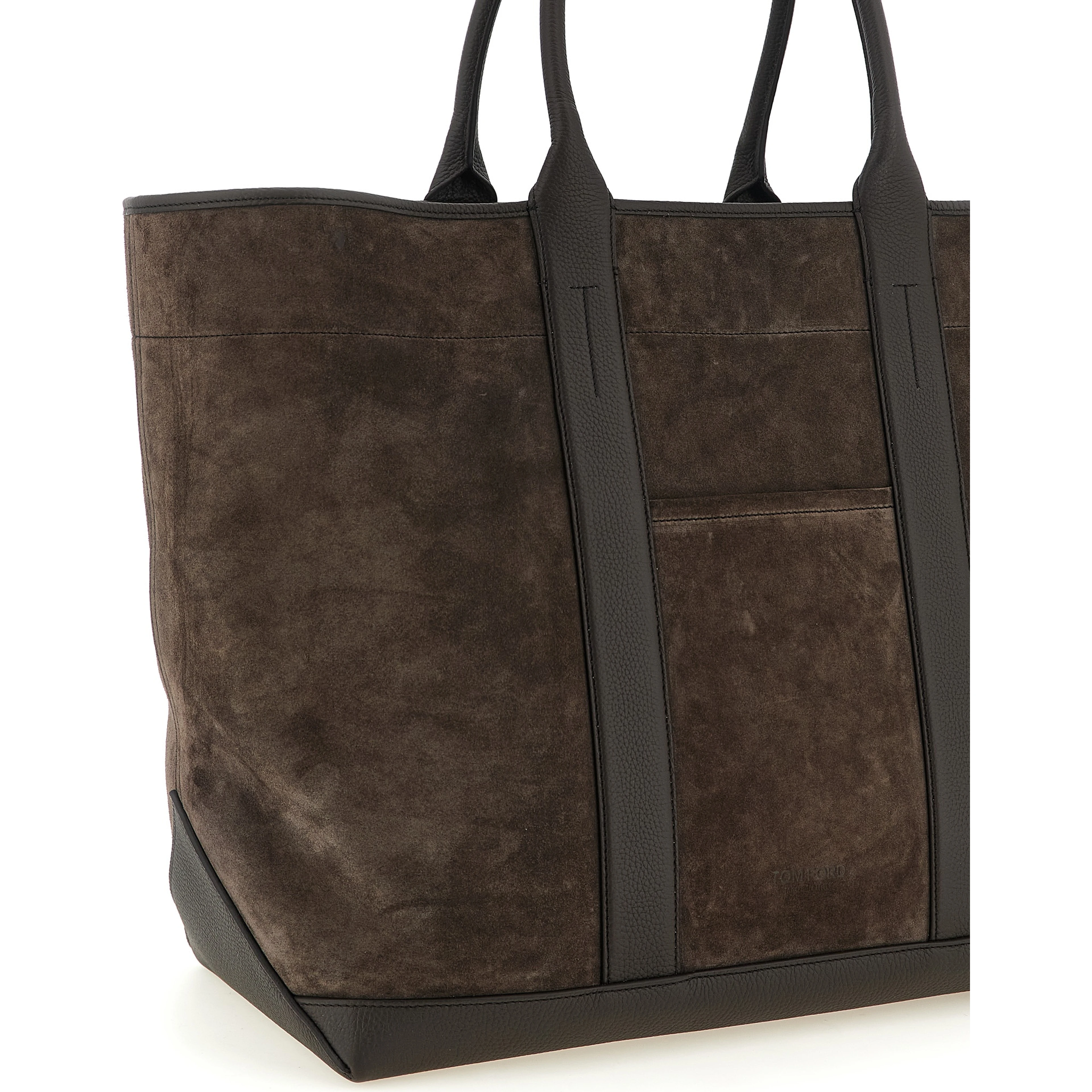 Brown Calfskin Tote Bag