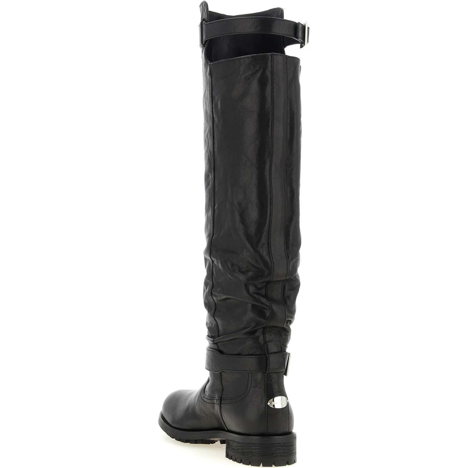 Black Leather Over The Knee