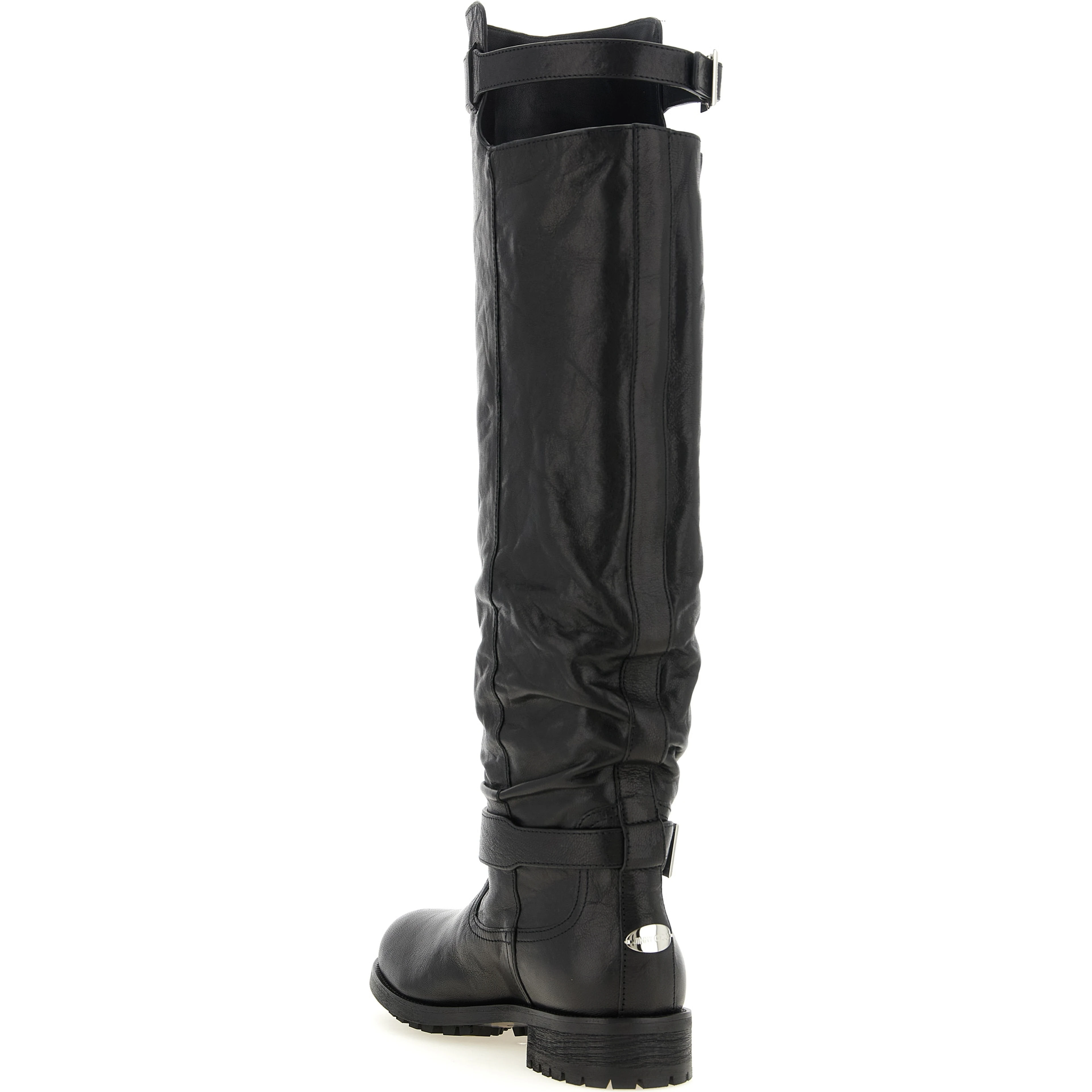 Black Leather Over The Knee