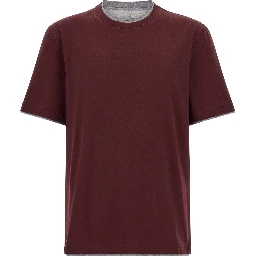 Bordeaux Cotton T-Shirt