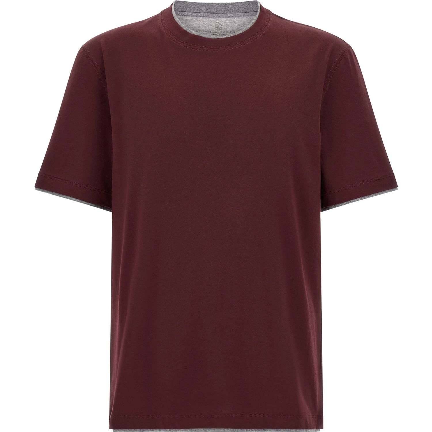 Bordeaux Cotton T-Shirt