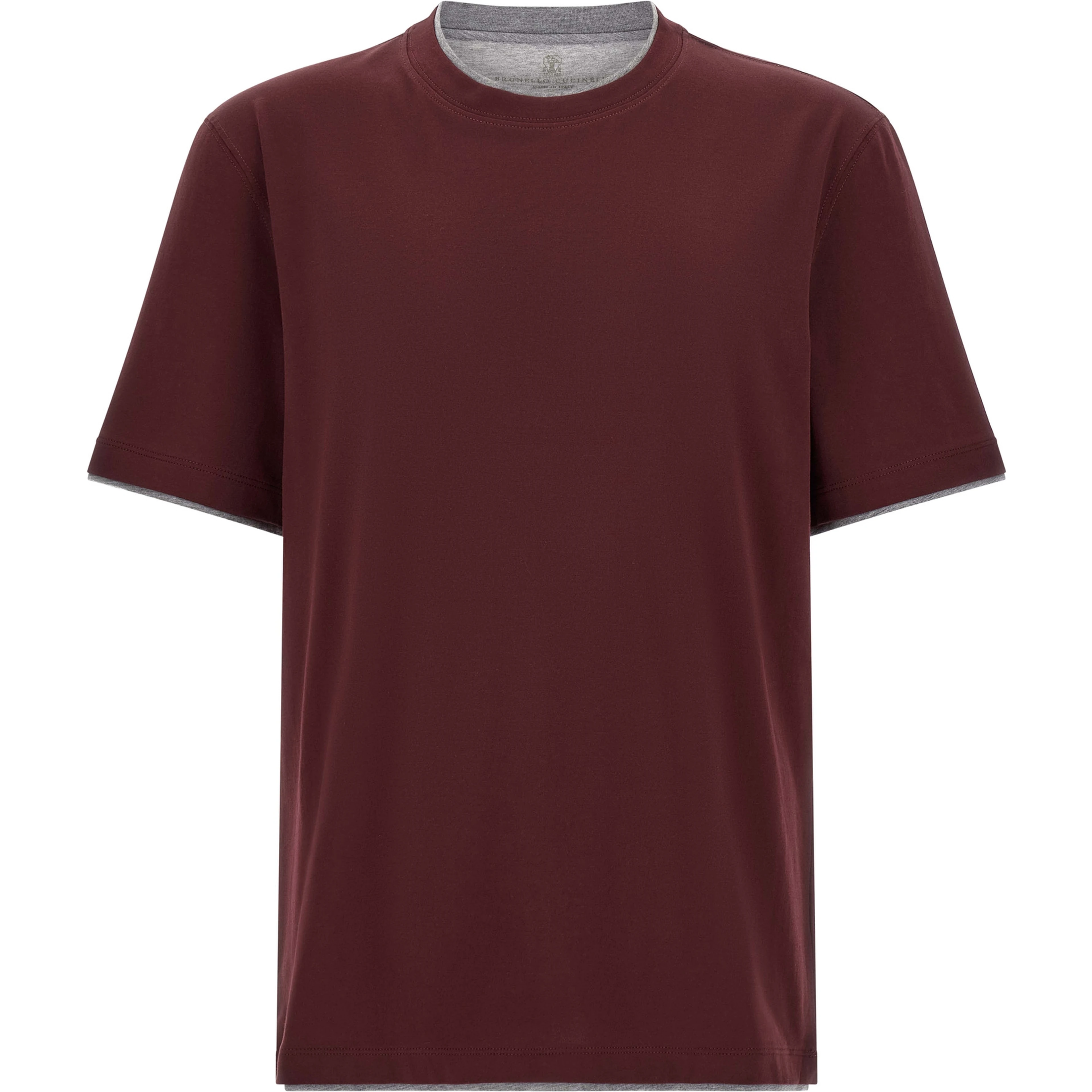 Bordeaux Cotton T-Shirt