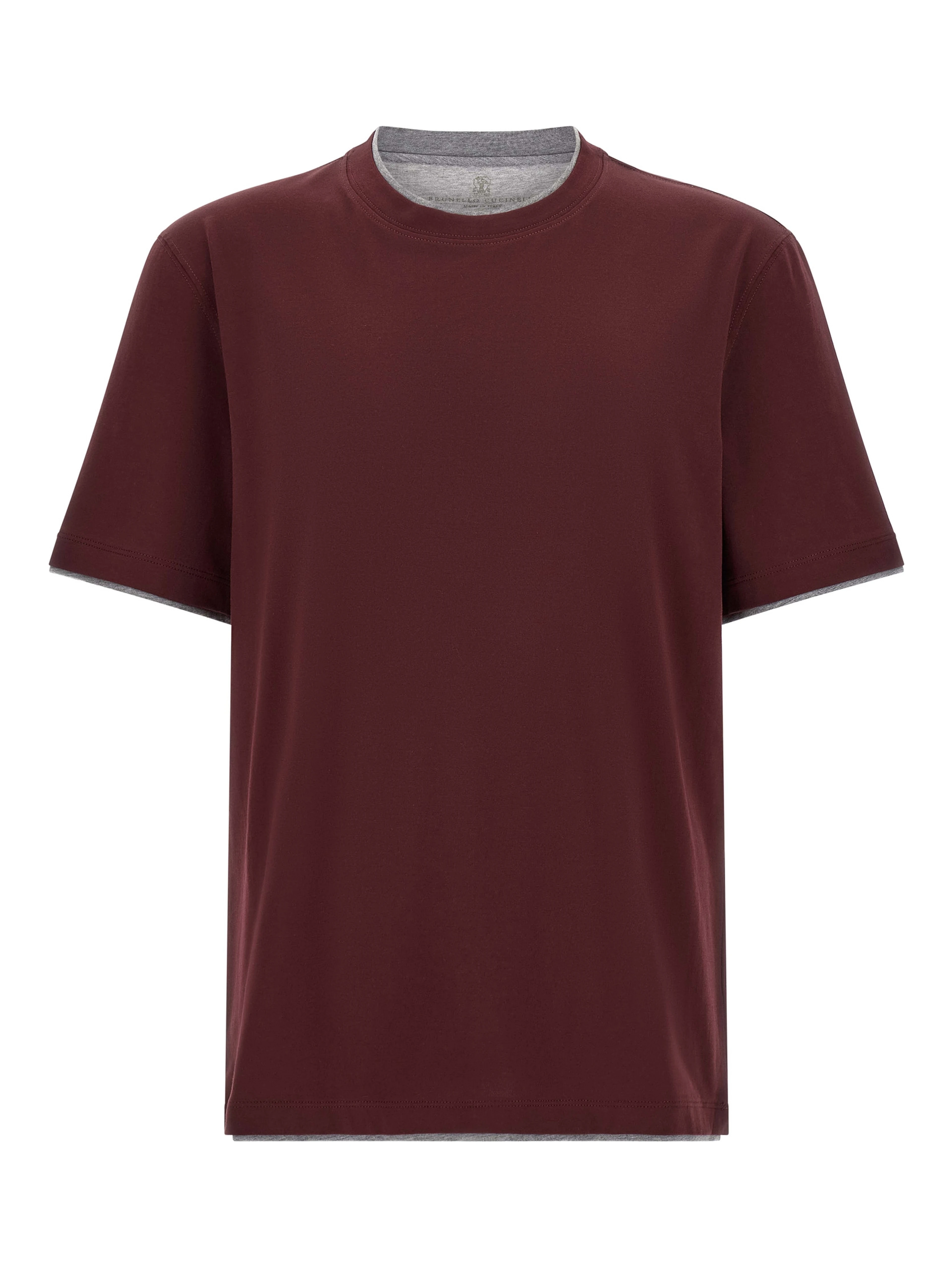 Bordeaux Cotton T-Shirt