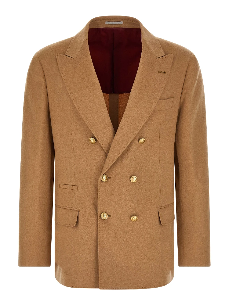 Beige Camel Hair  Blazer