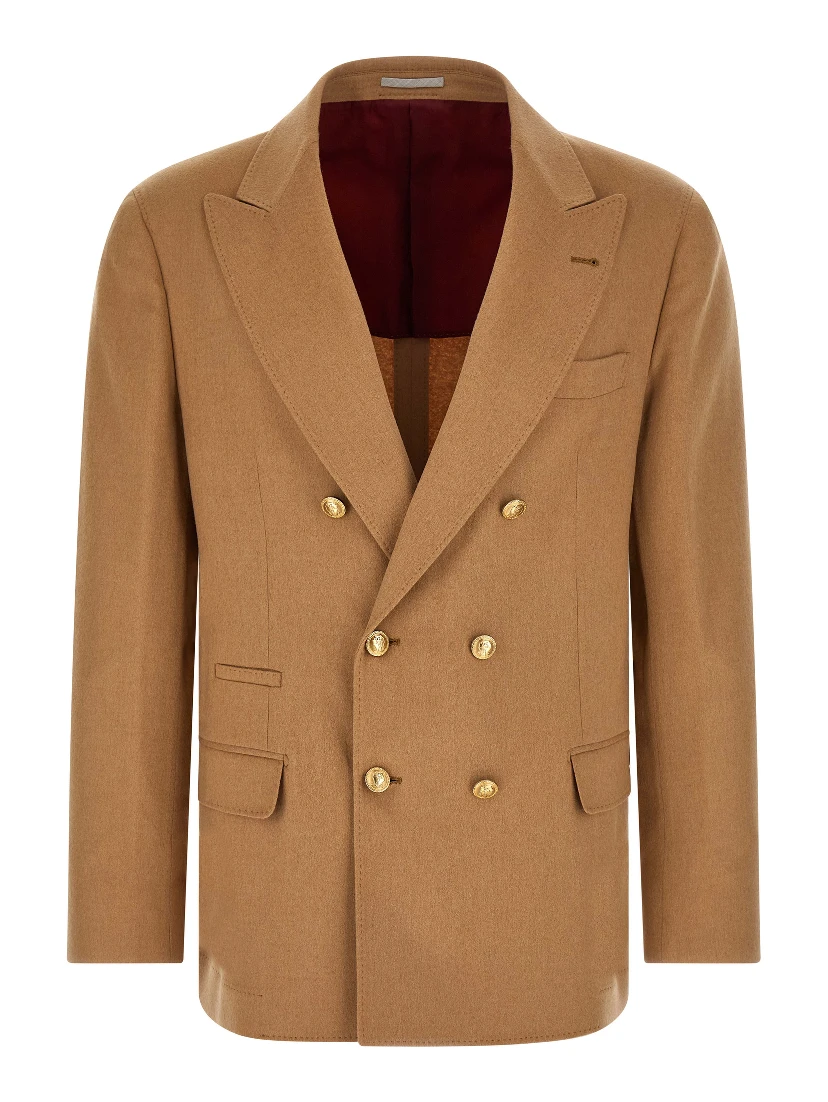Beige Camel Hair  Blazer
