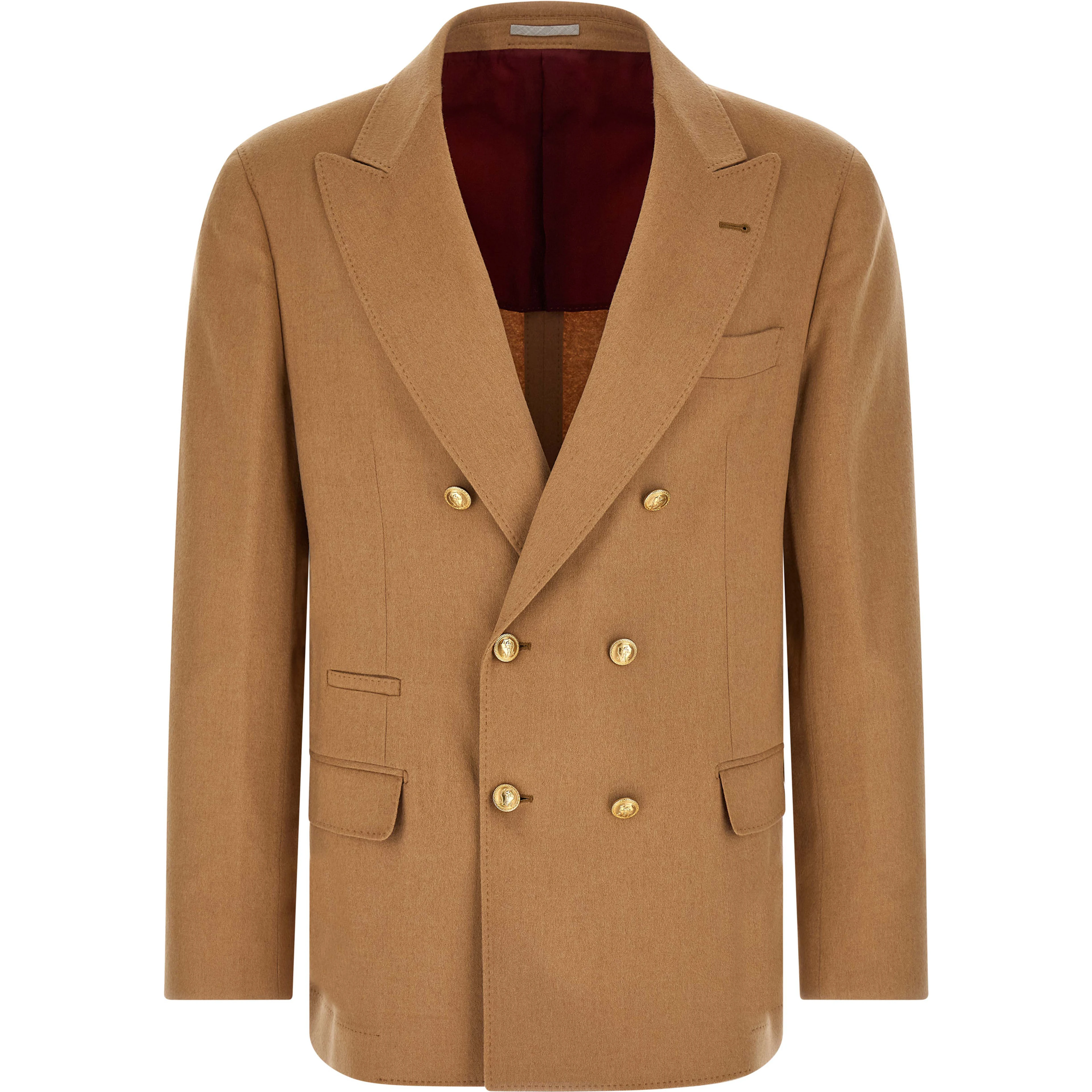 Beige Camel Hair Blazer