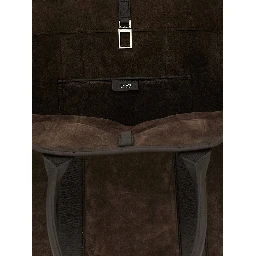 Brown Calfskin Tote Bag
