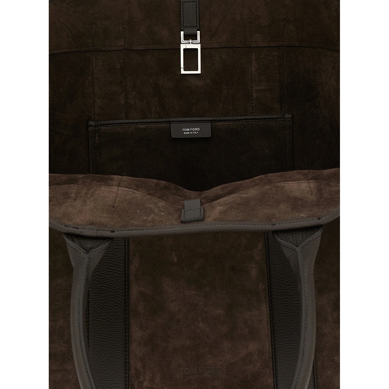 Brown Calfskin Tote Bag