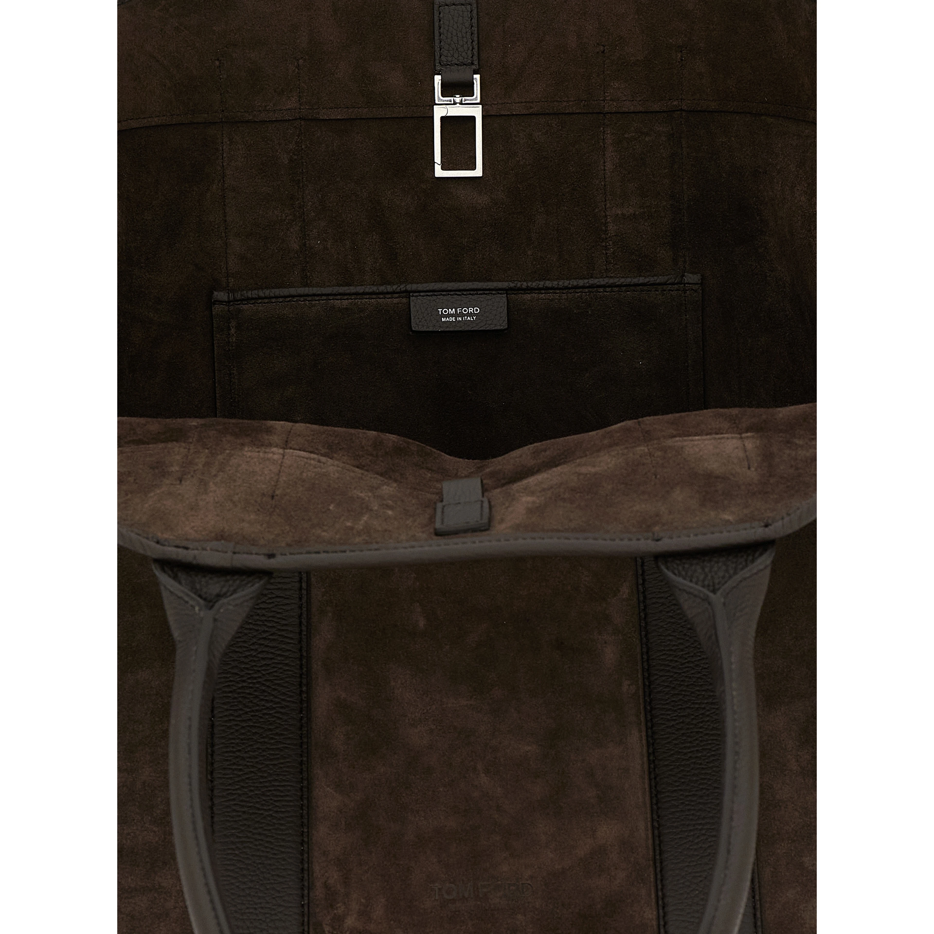 Brown Calfskin Tote Bag
