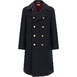 Blue Cashmere Coat