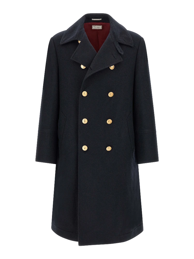 Blue Cashmere Coat