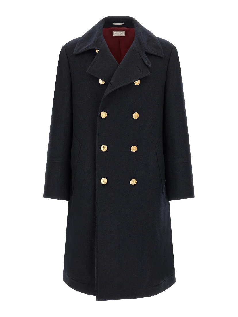 Blue Cashmere Coat