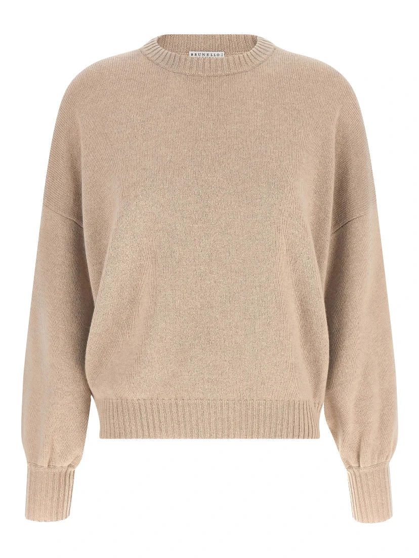 Beige Cashmere Cardigan