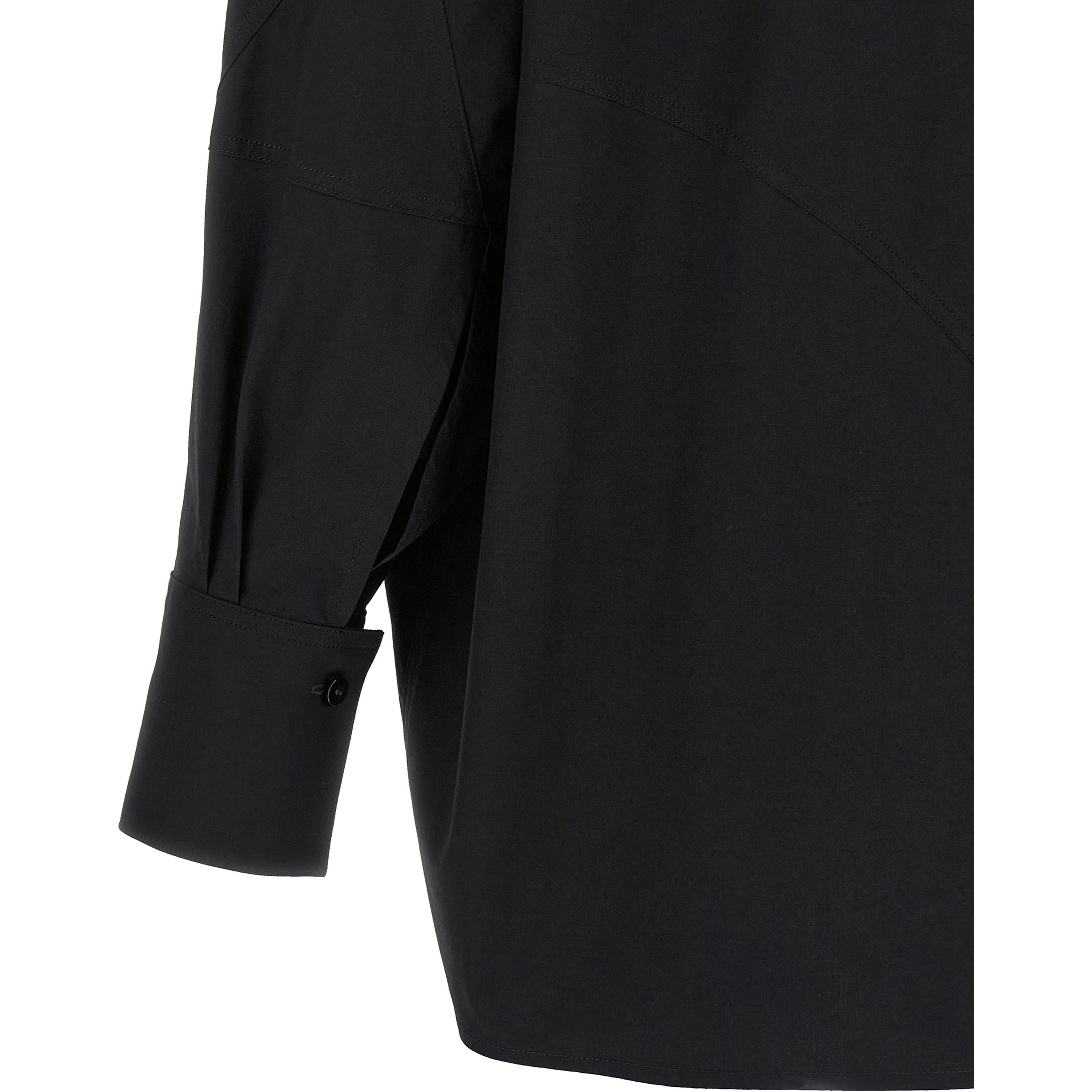 Black Cotton Blouse