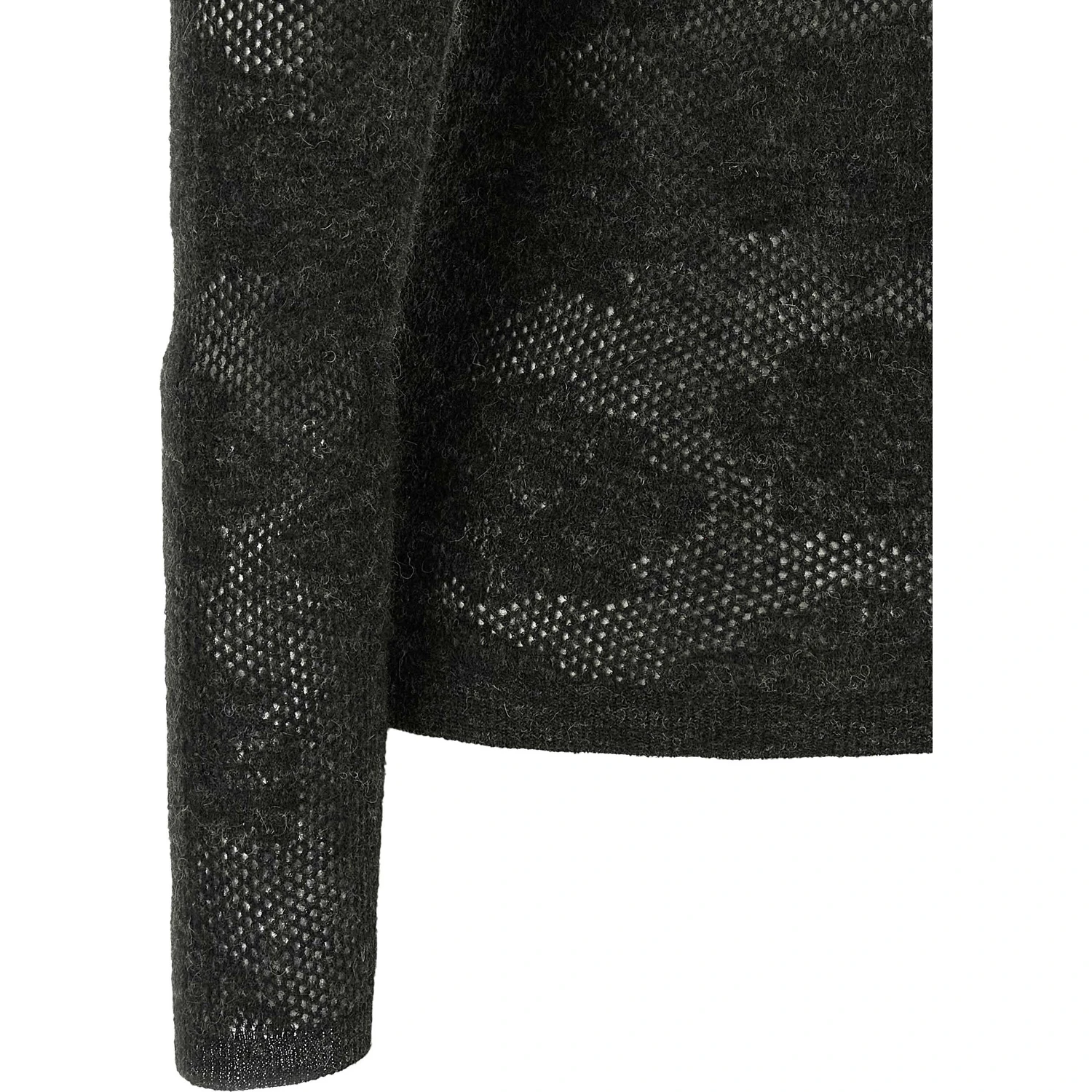 Gray Silk Cardigan