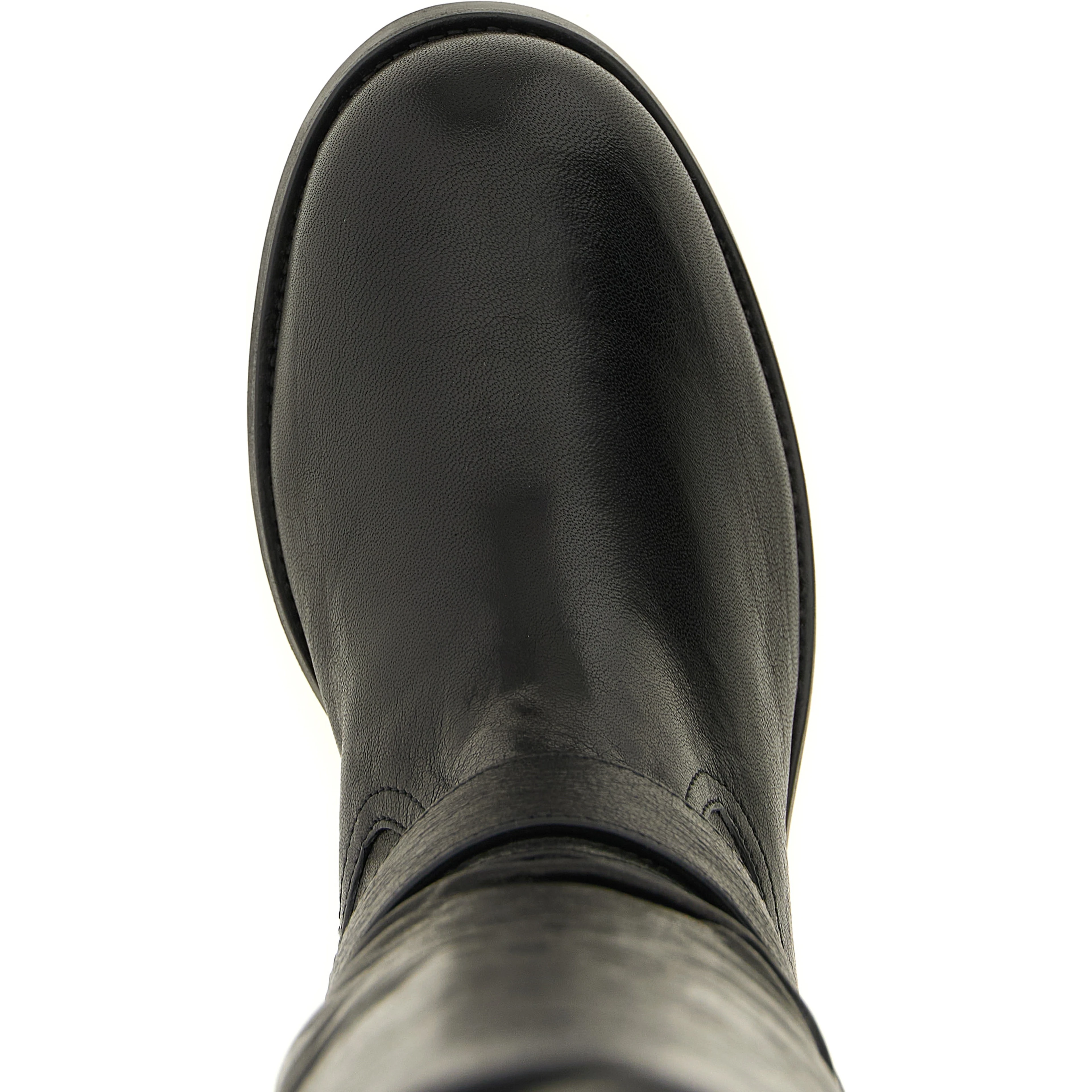 Black Leather Over The Knee