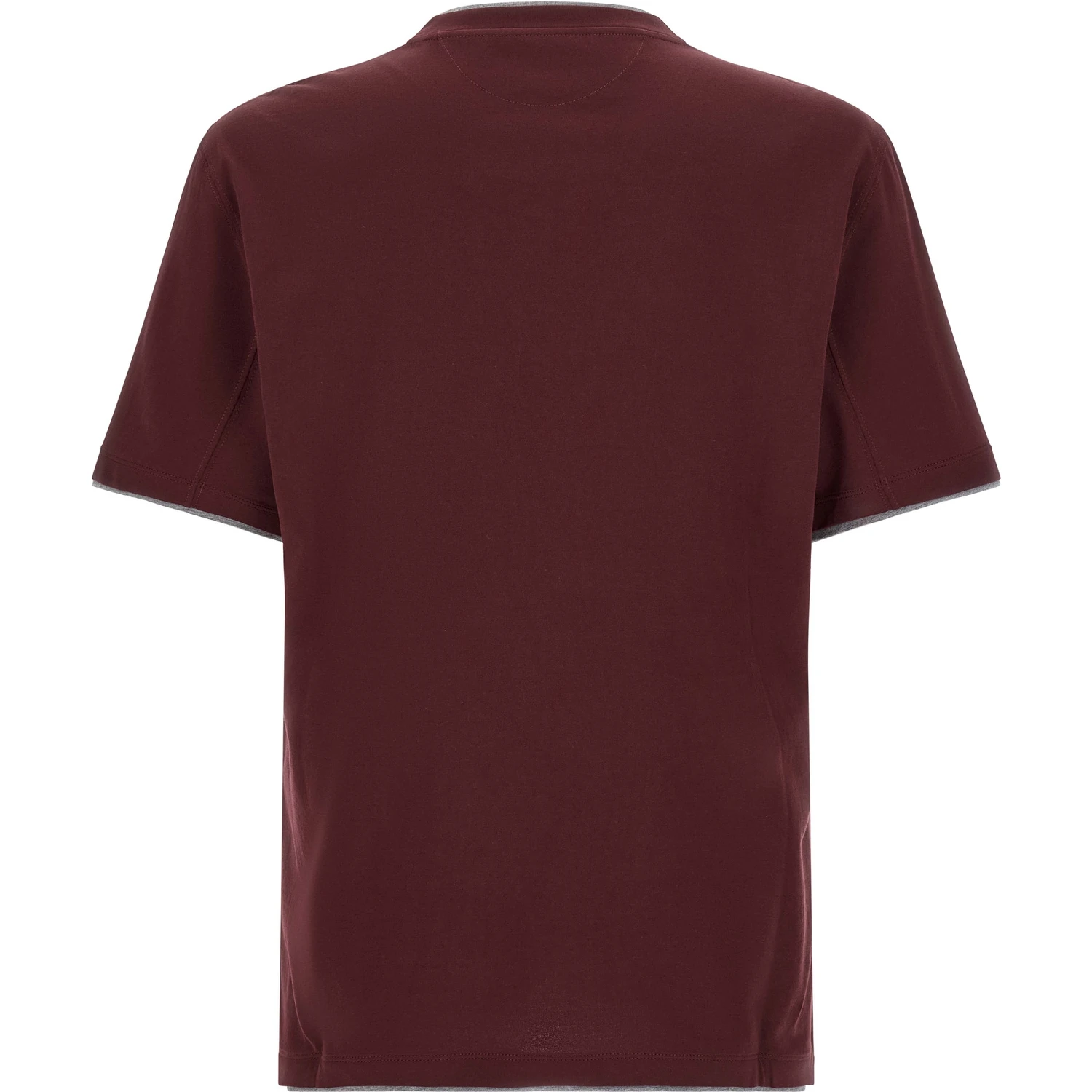 Bordeaux Cotton T-Shirt