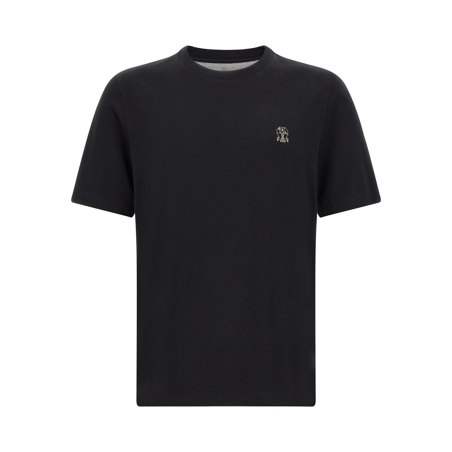 Black Cotton T-Shirt